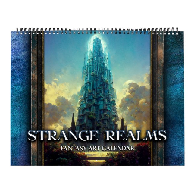 Calendrier 2026 Étranges royaumes 2 Imaginaires Art Calendrie (Protection)