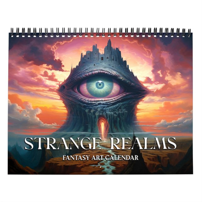 Calendrier 2026 Étranges royaumes 5 Imaginaires Art Calendrie (Protection)