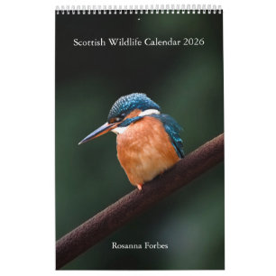 Calendrier 2026 Faune Écossaise