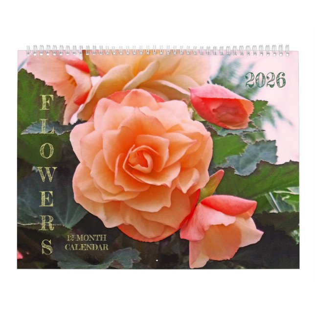 CALENDRIER 2026/"FLEURS" (Protection)