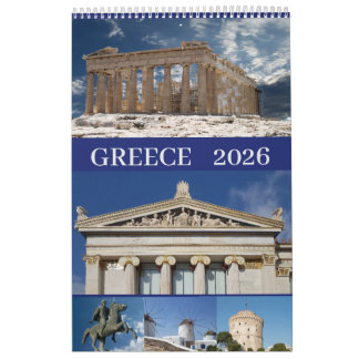 Calendrier 2026 Grèce