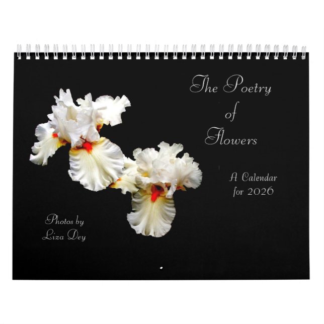 Calendrier 2026 "La poésie des fleurs" (Protection)