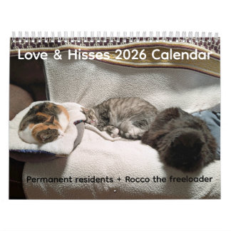 Calendrier 2026 Love & Hisses - Résidents permanen