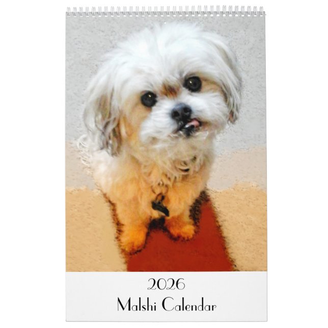 Calendrier 2026 Malshi Concevez votre propre Calend ar (Protection)
