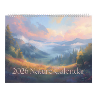 Calendrier 2026 Nature Calendar: A Year in Nature