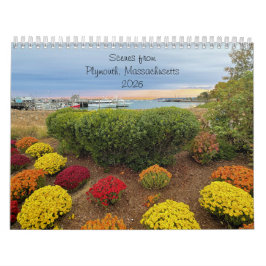 Calendrier 2026 - Plymouth, Massachusetts
