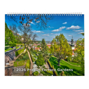Calendrier 2026 Prague - Jardins de la Terrasse
