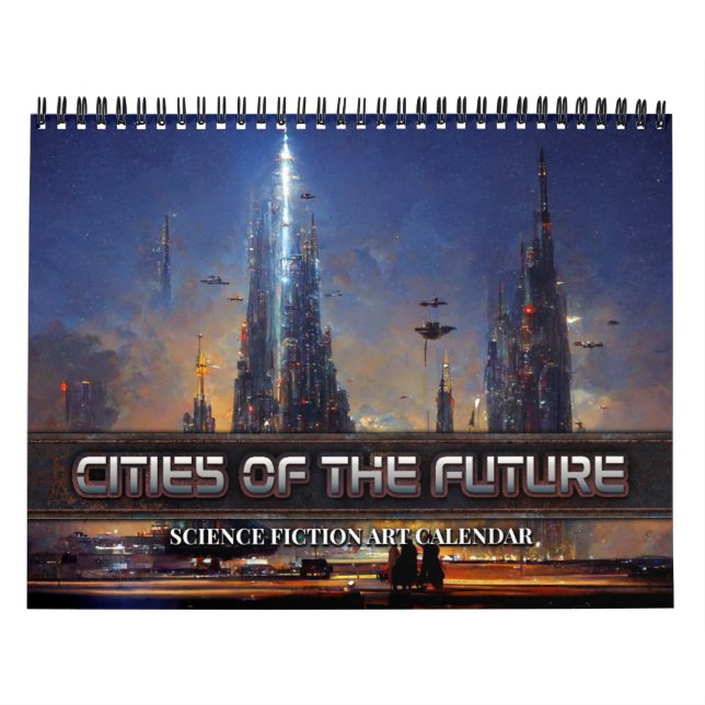 Calendrier 2026 Villes Du Futur 3 Science-Fiction (Protection)