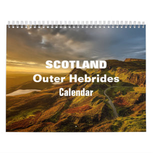 Calendrier 2027 des Hébrides extérieures d'Écosse