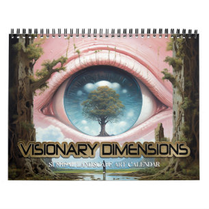 Calendrier 2027 Dimensions visionnaires 5 Paysages surréalist