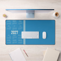 Calendrier 2027, Frette grecque, Cosmic Latte sur