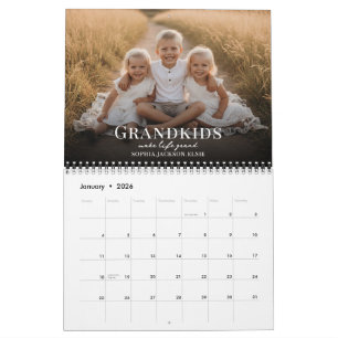 Calendrier 2027 Les petits-enfants rendent la vie grandiose P