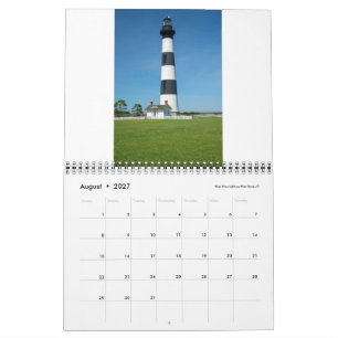 Calendrier 2027 : Phares de Caroline du Nord Med