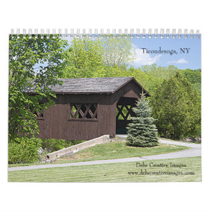 Calendrier 2027 Ticonderoga historique, New York   Adirondack
