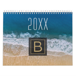 Calendrier 20xx Plage tropicale Photos Extraordinaires Avec M
