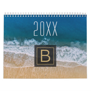 Calendrier 20xx Plage tropicale Photos Extraordinaires Avec M