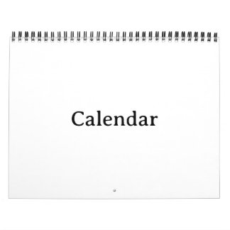 Calendrier | 21,59 cm x 27,94 cm Deux pages Moyen 