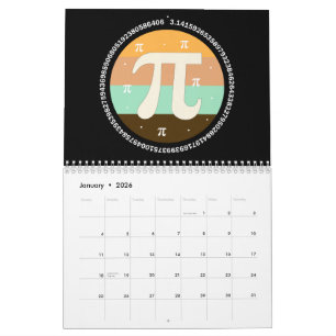 Calendrier 3.14 Conception de la Journée nationale Pi - Idée 