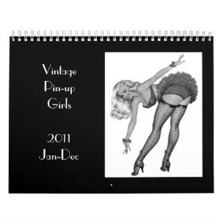 Calendrier 4 Filles Vintages 2011 Jan-Dec