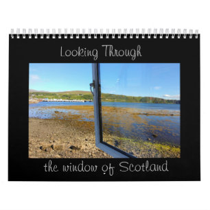 Calendrier A travers la fenêtre de l'Ecosse