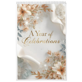 Calendrier A Year of Celebrations – Illustrated Wall Calendar