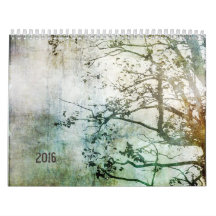 Calendrier abstrait de la nature 2016