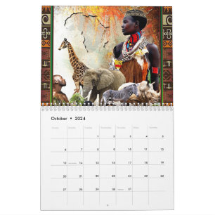 Calendrier « Adoptez l'essence de l'Afrique »