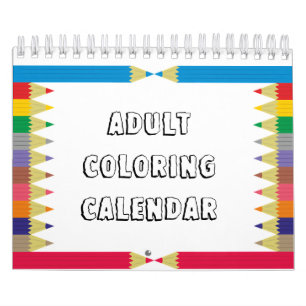 Calendrier adulte de coloration