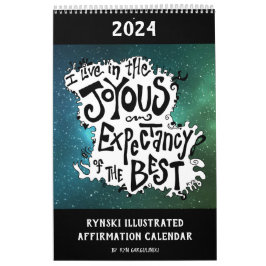 Calendrier Affirmations illustrées de Rynski