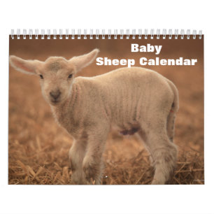 Calendrier Agneau à mouton bébé 2022