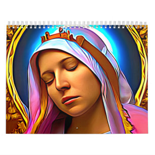 Calendrier AI Art de la bienheureuse Vierge Marie