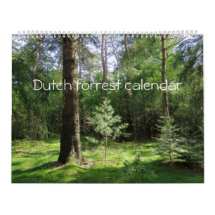 Calendrier Ajuster la forêt hollandaise de Kalender