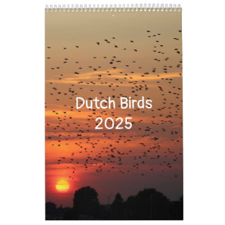 Calendrier Ajuster les oiseaux hollandais Calender