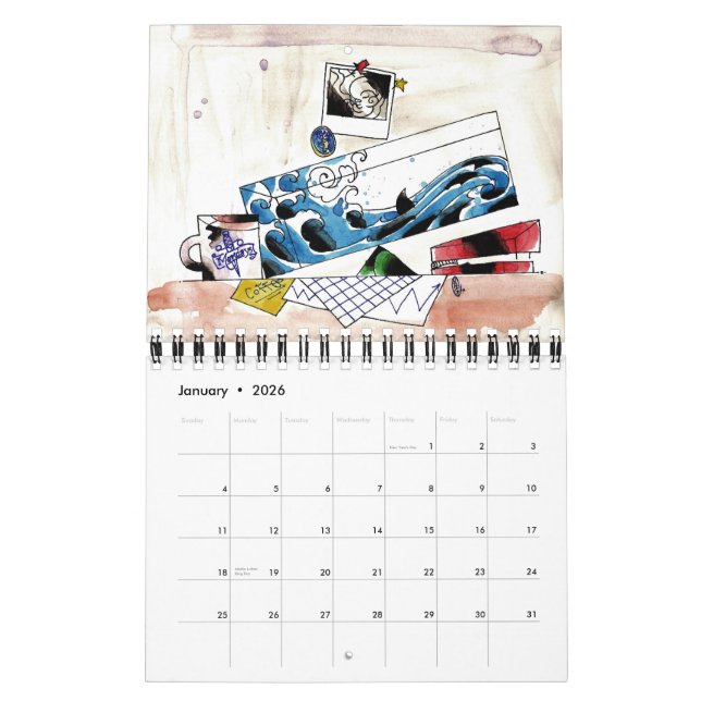 Calendrier AlaDANG 2011 pour la vie morte (Jan 2026)