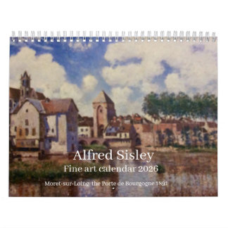 Calendrier Alfred Sisley