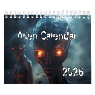 Calendrier Alien 2025 OVNI