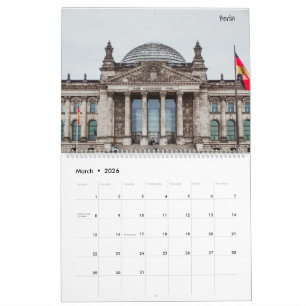 Calendrier Allemagne en images Deux pages grand calendrier, b