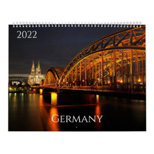 Calendrier Allemagne en images Deux pages grand calendrier, b