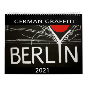 Calendrier allemand des graffitis 2021