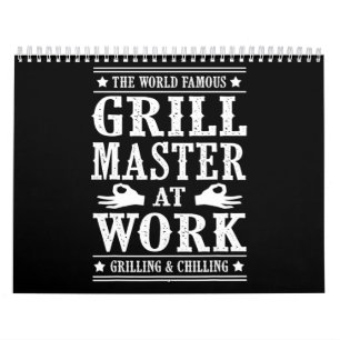 Calendrier Amateurs de barbecue  Le Célèbre Grill Master Au T