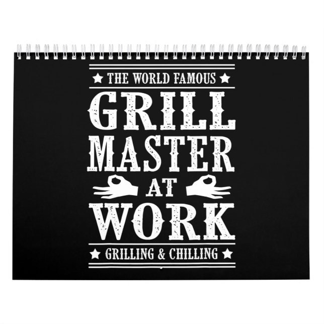 Calendrier Amateurs de barbecue| Le Célèbre Grill Master Au T (Protection)