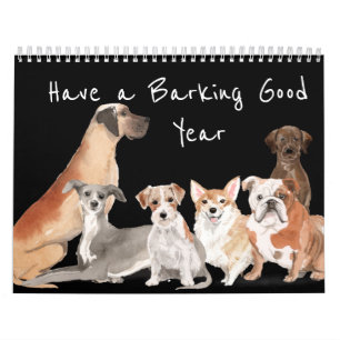 Calendrier Amateurs de chiens Citation amusante pour animaux 