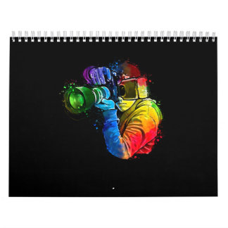 Calendrier Amateurs de photos d'art sur les caméras d'aquarel
