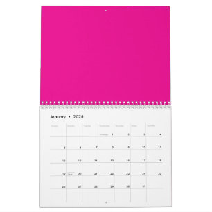 Calendrier Améliorez votre espace avec un Arrière - plan rose