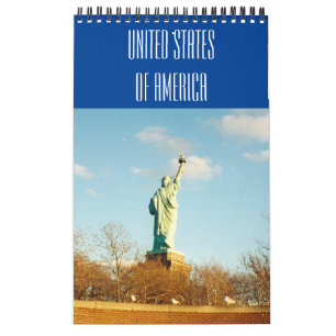 Calendrier amérique des états-unis