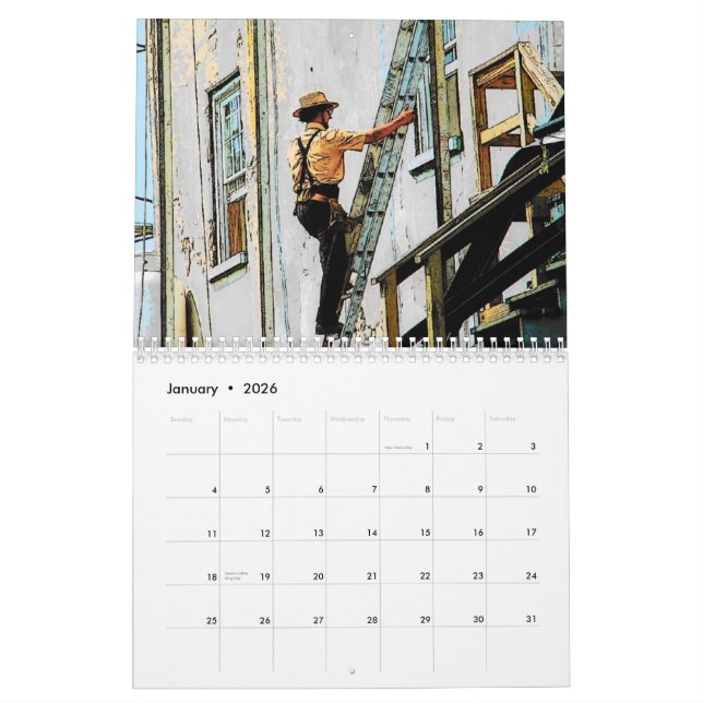 Calendrier amish du pays 2011 (Jan 2026)