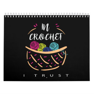 Calendrier Amour crochet  Crochet couleur J'ai confiance