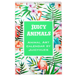 Calendrier Amoureux des animaux Cute animal fille cadeau