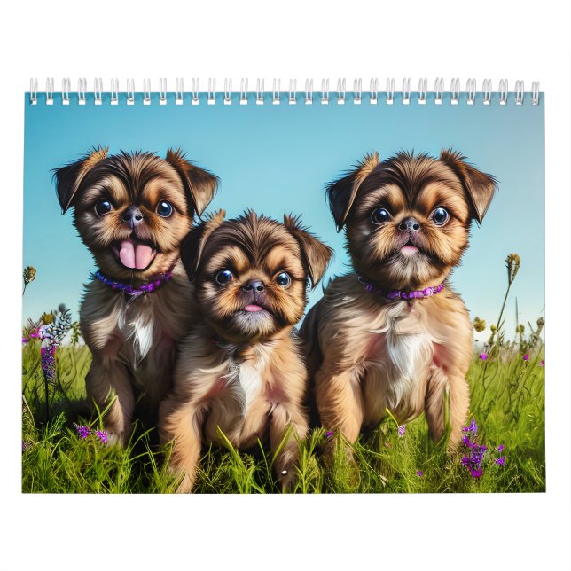 Calendrier Amoureux des chiens chiot (Protection)