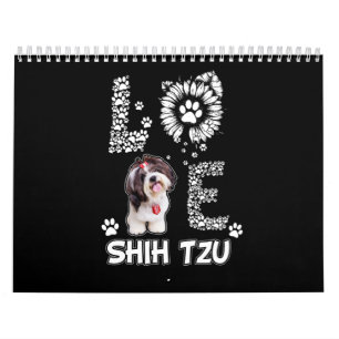 Calendrier Amoureux des chiens Magnifique Shih Tzu